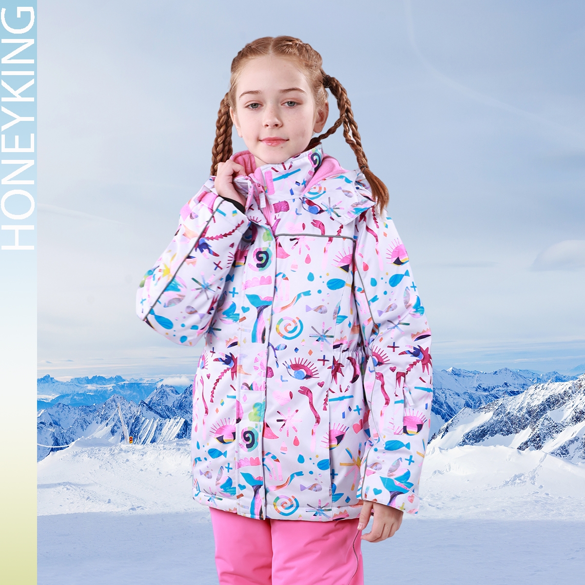 Outdoor Sport Field - HONEYKING Kids Ski Outwear Winter Warm