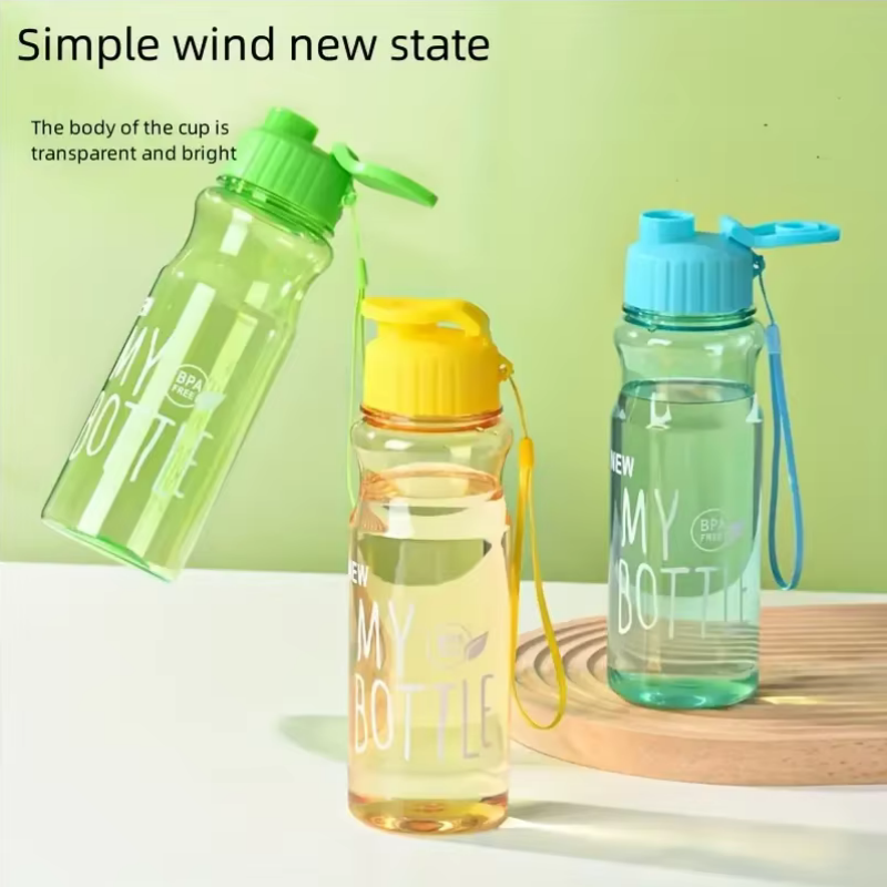 1pc 500ML Transparent Flip Top - Outdoor Sport Field ulasan dan harga