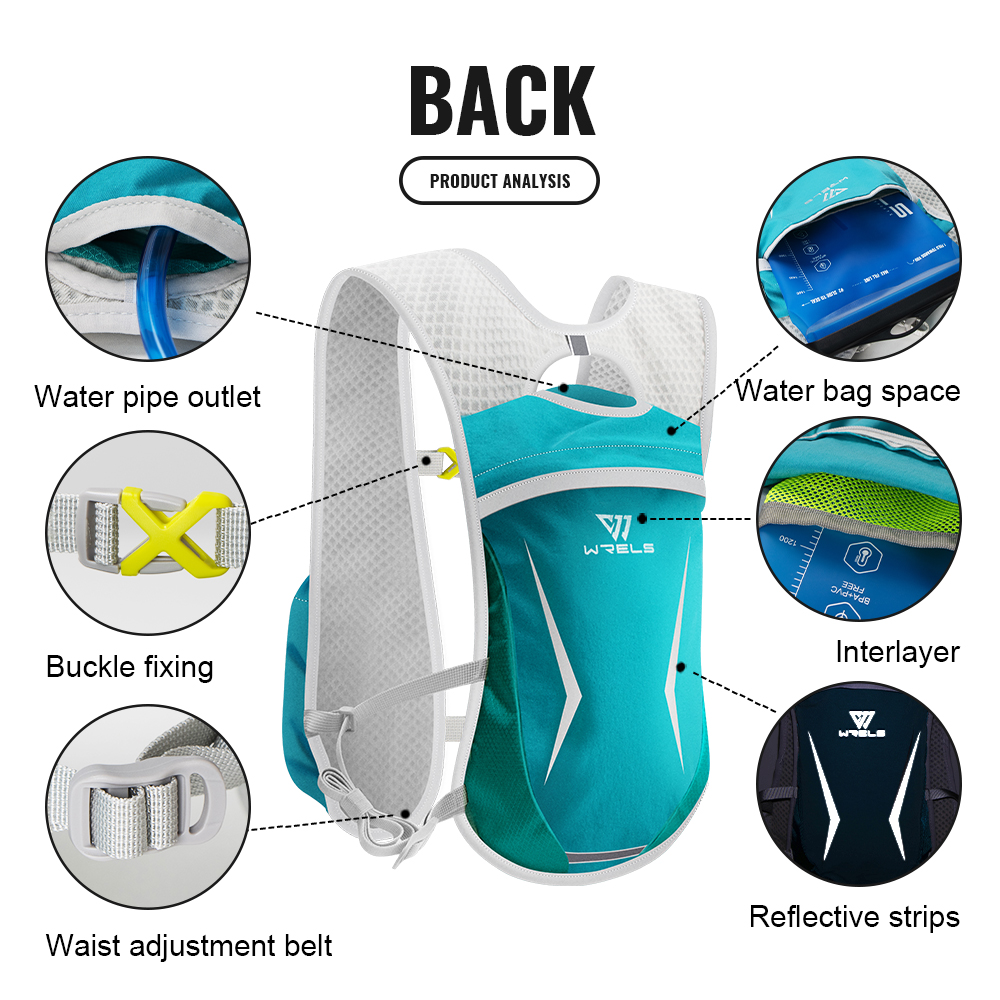 WRELS Lightweight Cycling Run  - Trail Running Vest ulasan dan harga