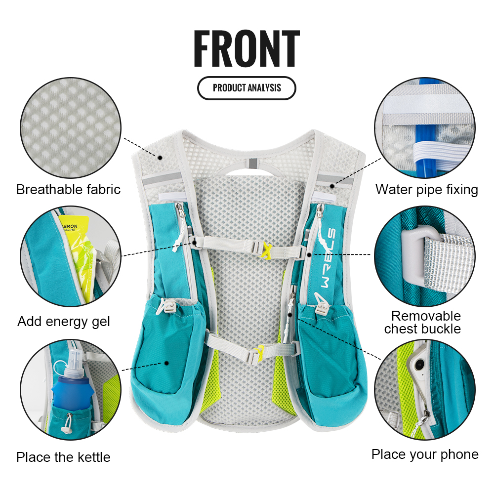 WRELS Lightweight Cycling Run  - Trail Running Vest ulasan dan harga