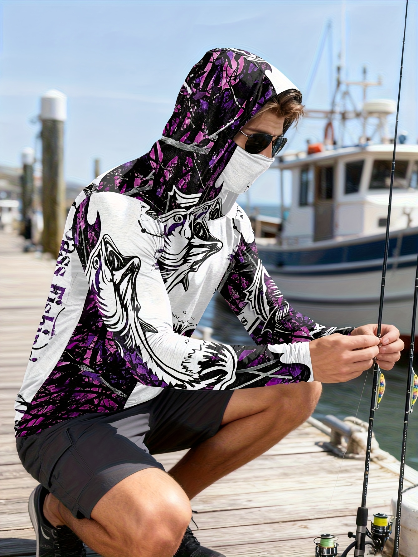 Fishing hooded sweatshirt for  - Outdoor Sport Is ulasan dan harga