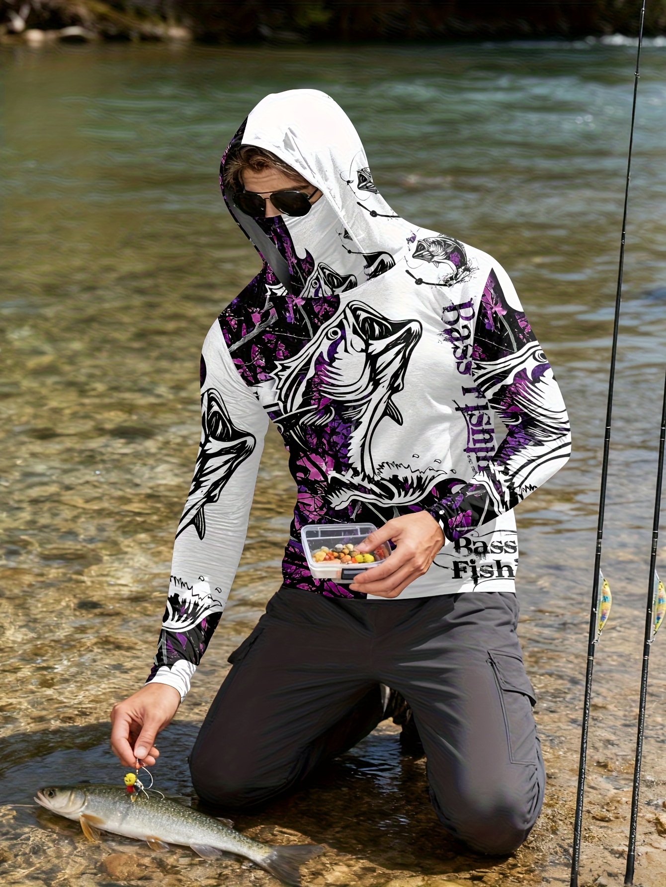 Fishing hooded sweatshirt for  - Outdoor Sport Is ulasan dan harga