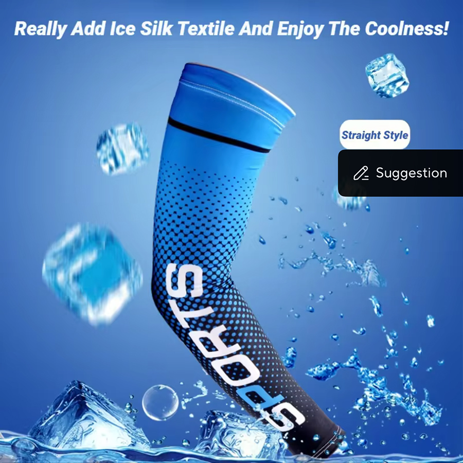 Summer Fashio Sunscreen Ice Si - Outdoor Sport Name ulasan dan harga