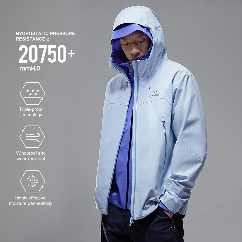 GOLDEN CAMEL Hard Shell Jacket - Outdoor Sport Waterproof Jacket ulasan dan harga