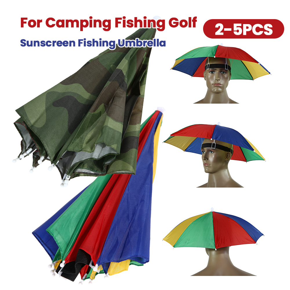 Umbrella Hat Sunscreen Fishing - Outdoor Sports Umbrella ulasan dan harga