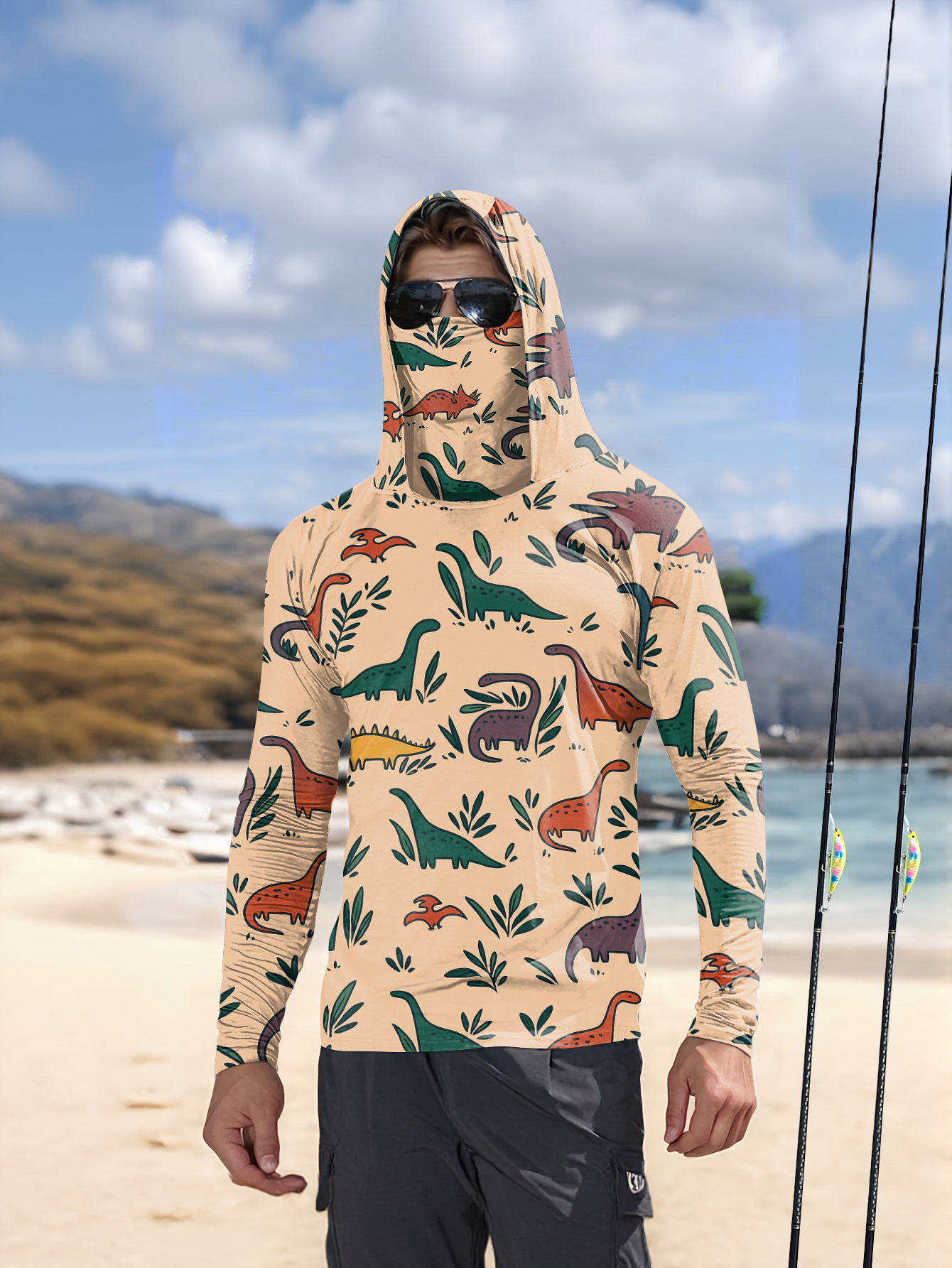 Fishing hooded sweatshirt for  - Outdoor Sport Is ulasan dan harga