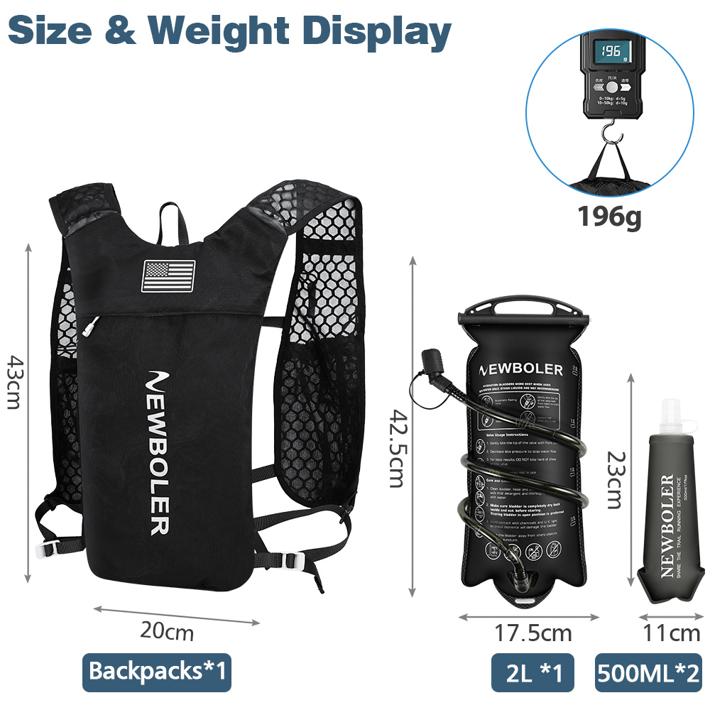NEWBOLER Breathable Hydration  - Trail Running Vest ulasan dan harga