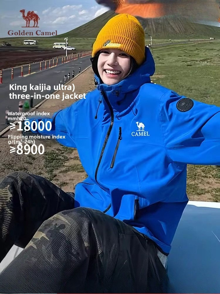 Golden Camel Outdoor Fleece Ja - Outdoor Sport Waterproof Jacket ulasan dan harga