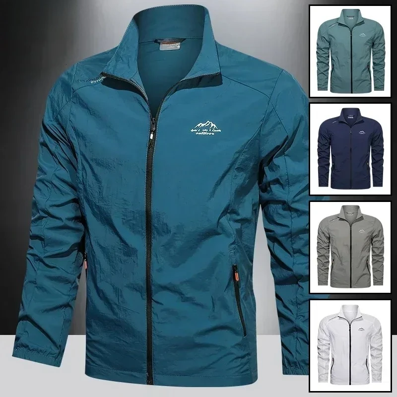 Outdoor Quick Dry Sunscreen Ru - Outdoor Sport Waterproof Jacket ulasan dan harga