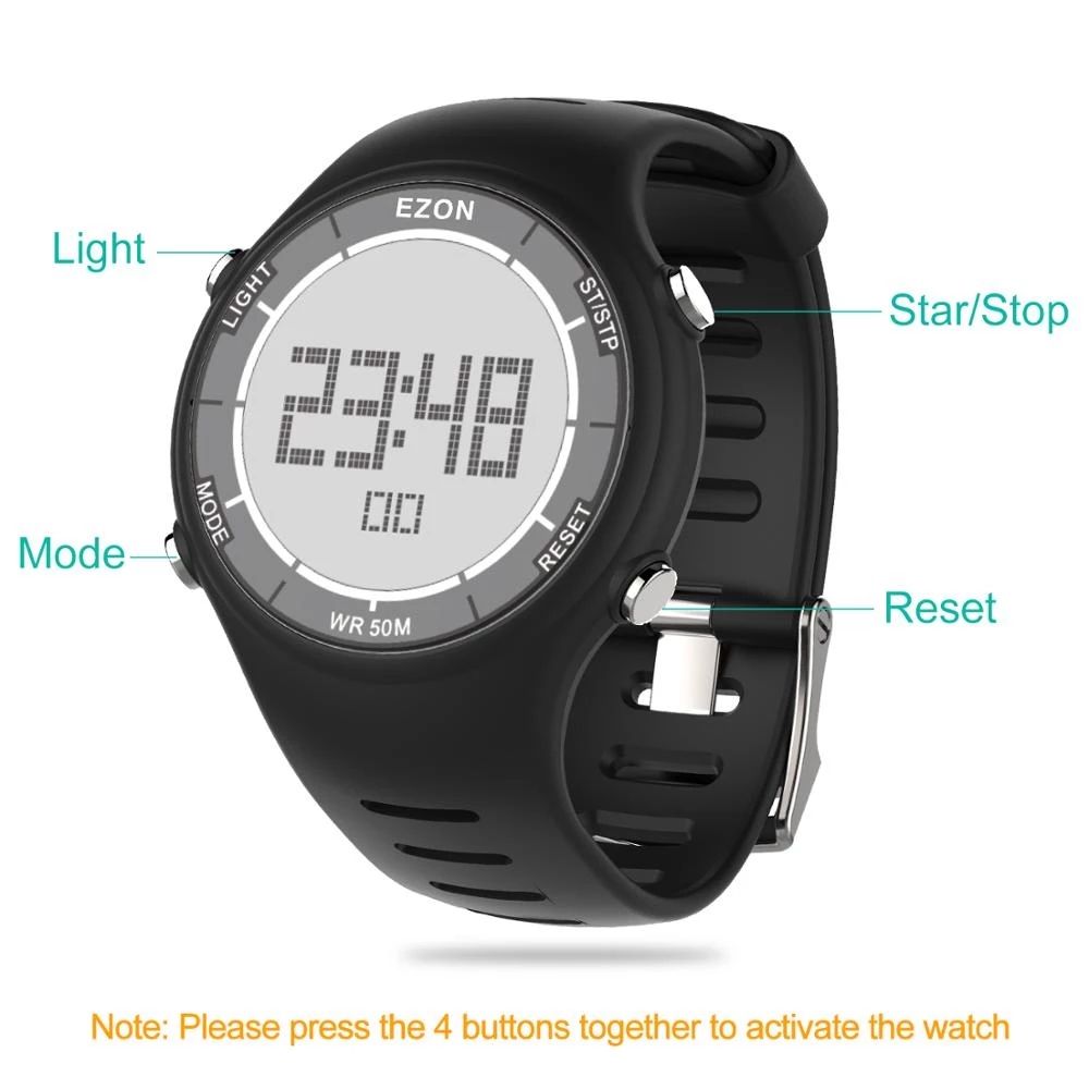 EZON New Fashion Woman Digital - Outdoor Sport Lights ulasan dan harga