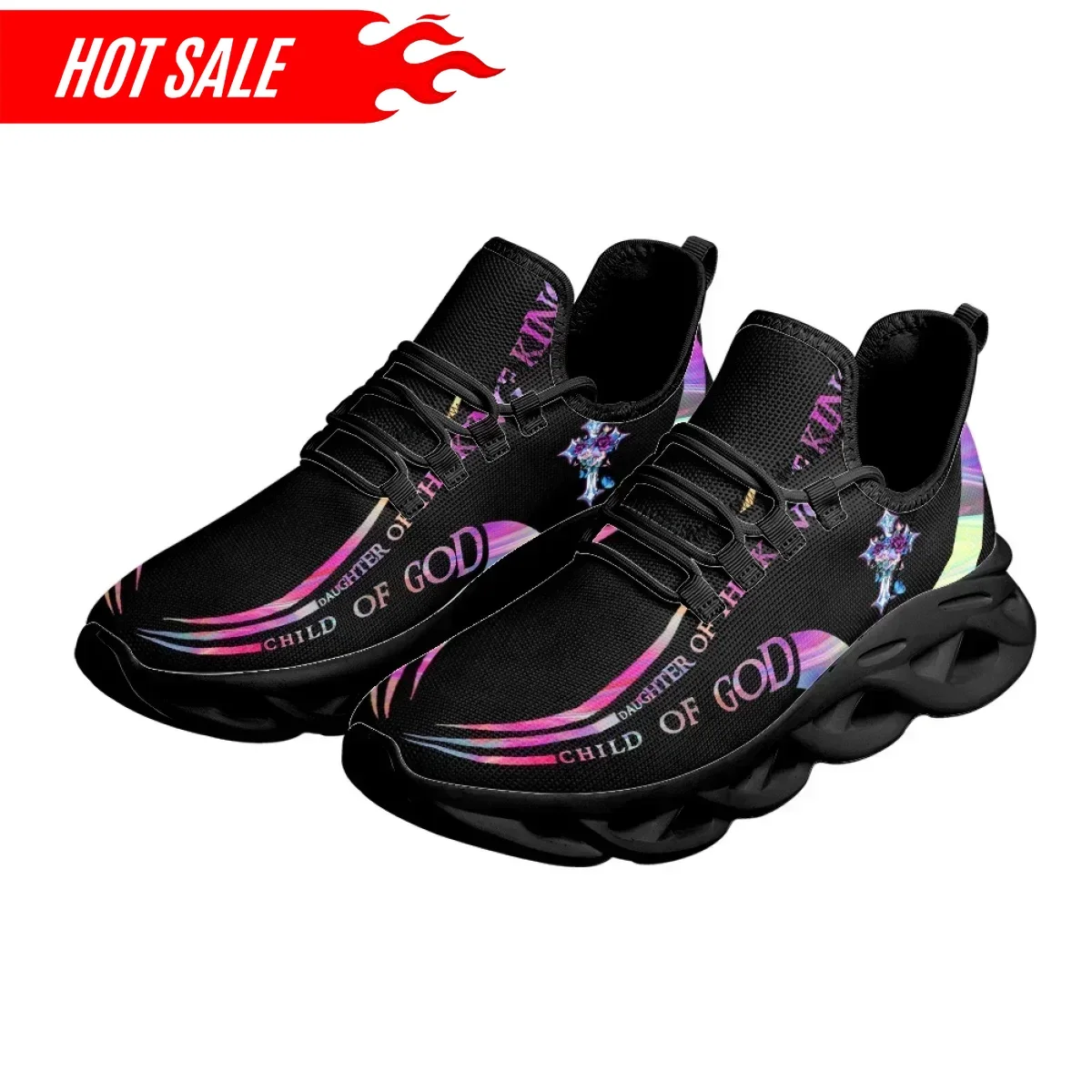 Hot Cross Christian God Print  - Outdoor Sport Lights ulasan dan harga