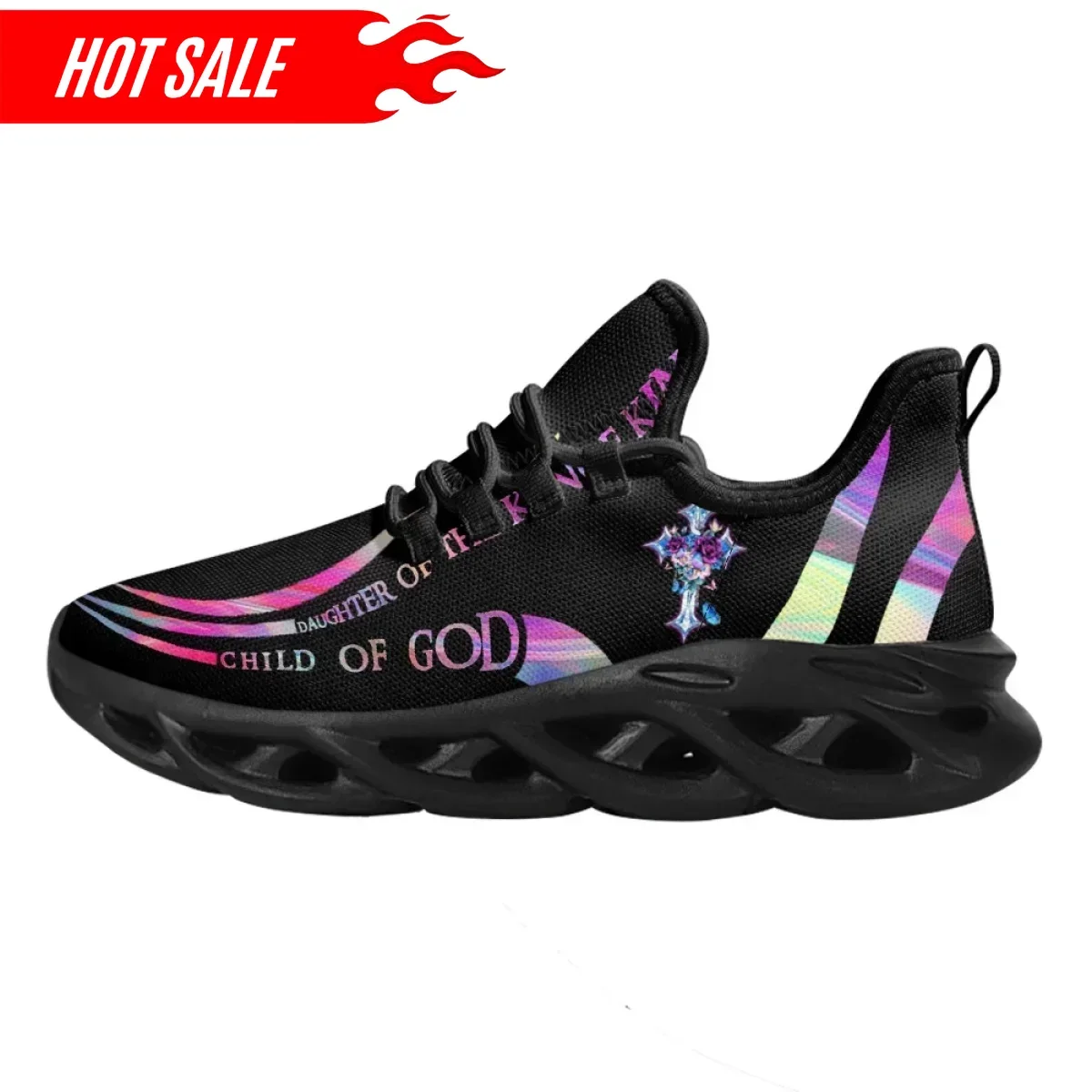 Hot Cross Christian God Print  - Outdoor Sport Lights ulasan dan harga