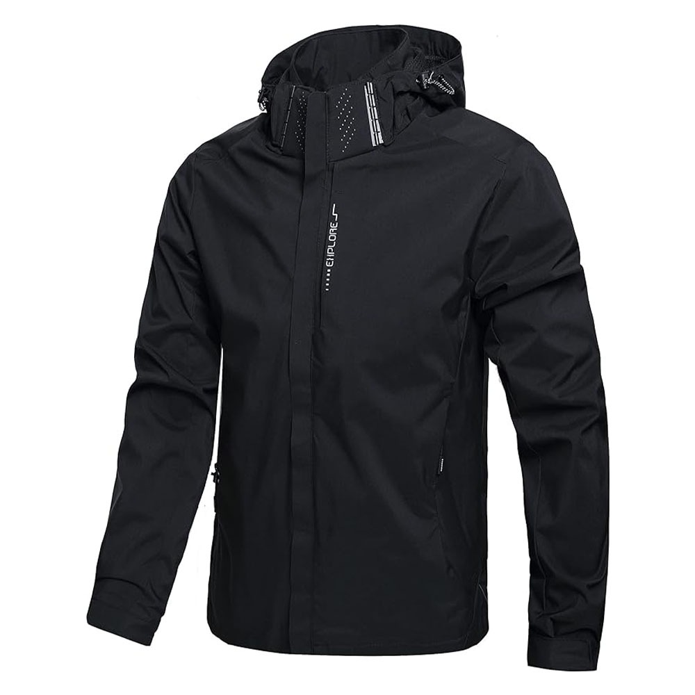 Men's Waterproof Rain Jacket L - Outdoor Sport Waterproof Jacket ulasan dan harga