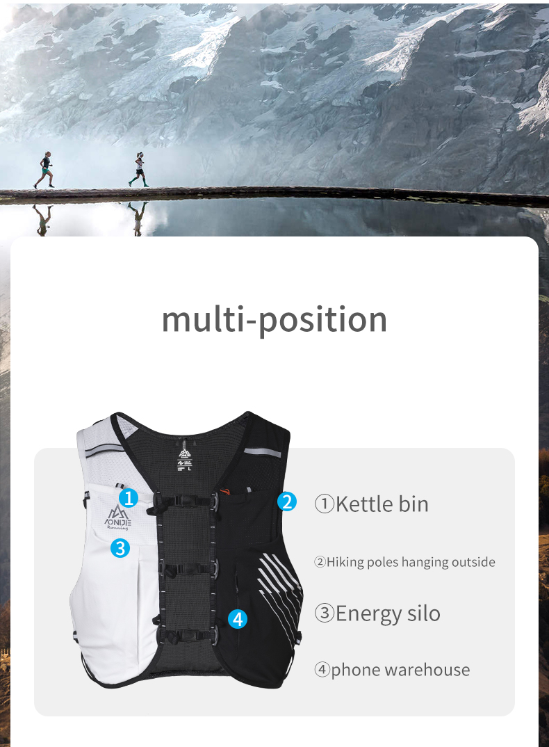 AONIJIE 10L  Running Backpack  - Trail Running Vest ulasan dan harga