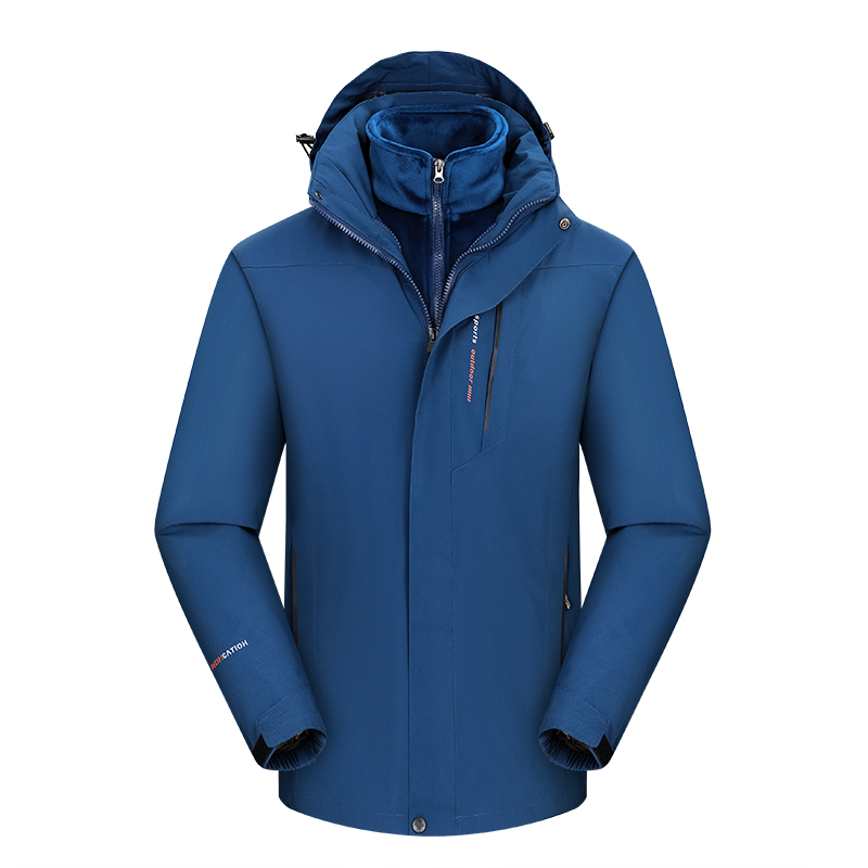 Men Outdoor Plus Velvet Windpr - Outdoor Sport Waterproof Jacket ulasan dan harga