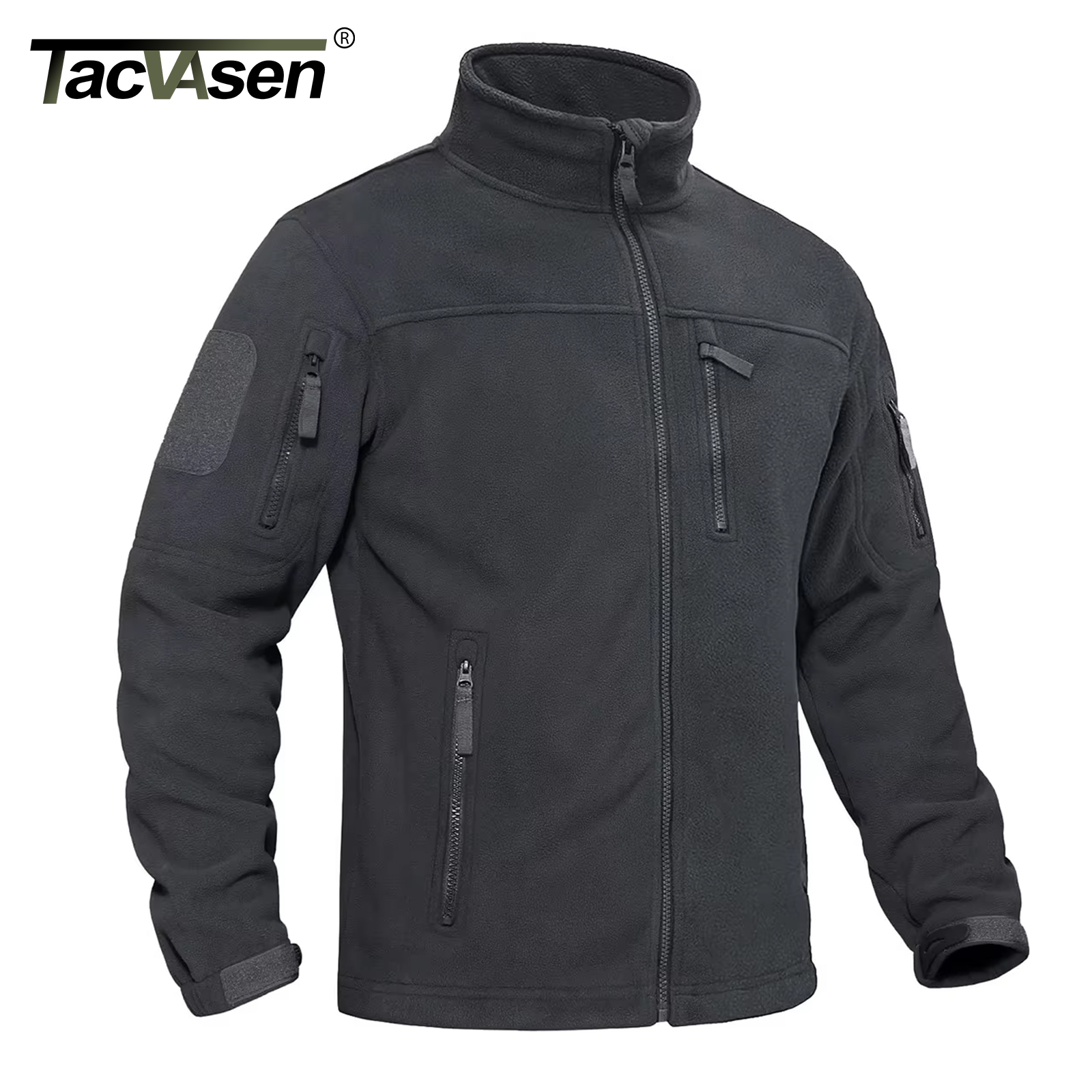 TACVASEN Men's Fleece Jacket S - Outdoor Sport Waterproof Jacket ulasan dan harga