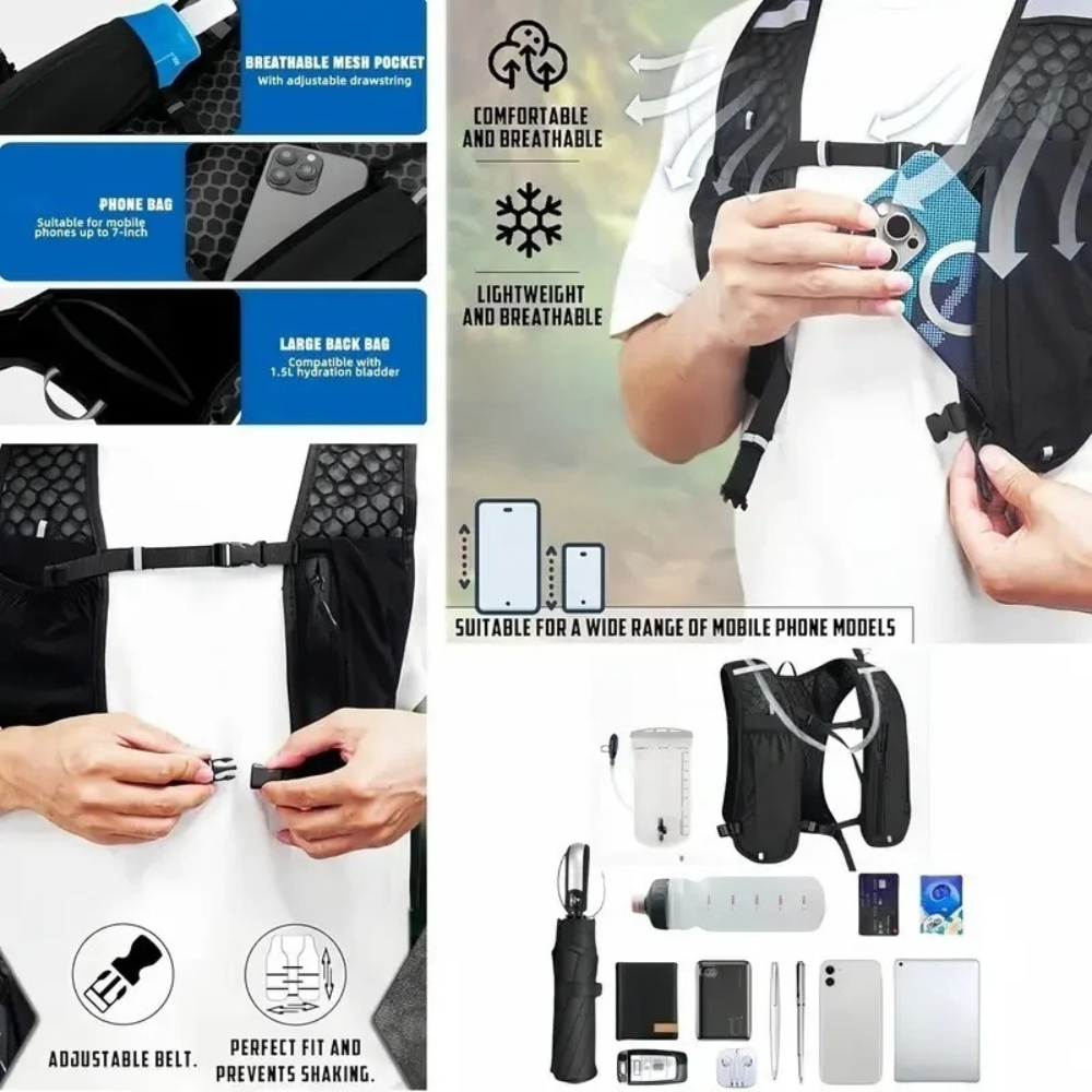 Running Hydration Vest for Wom - Trail Running Vest ulasan dan harga