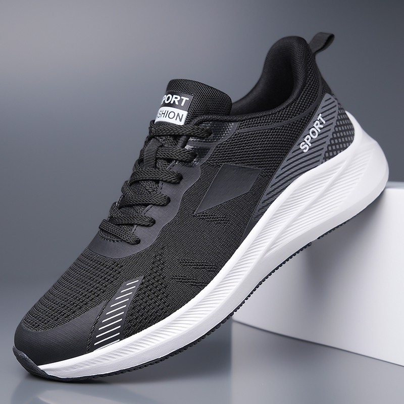 Men Grey Black Mesh Running Sn - Outdoor Sport Lights ulasan dan harga